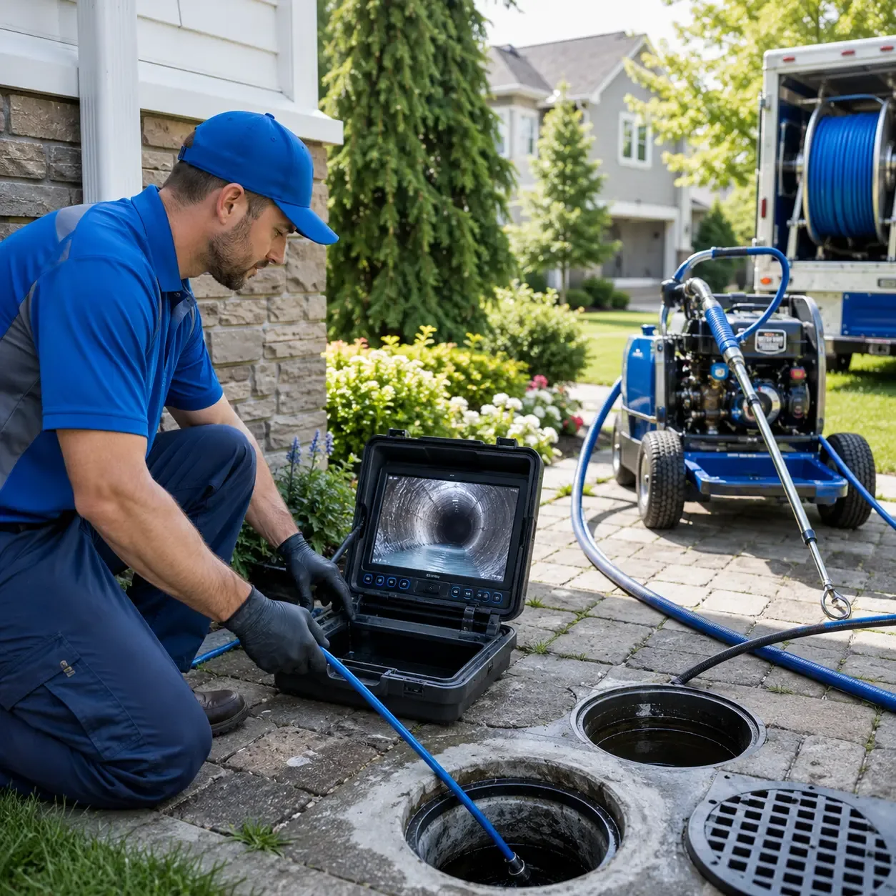 Outdoor drain cleaning professionals serving Canton, MI
