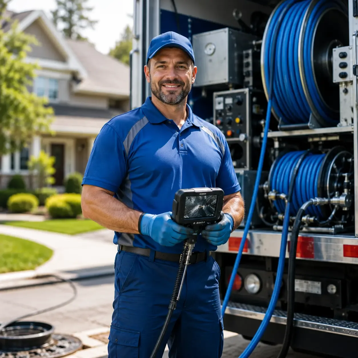 Local outdoor drain cleaning specialists in Canton, MI